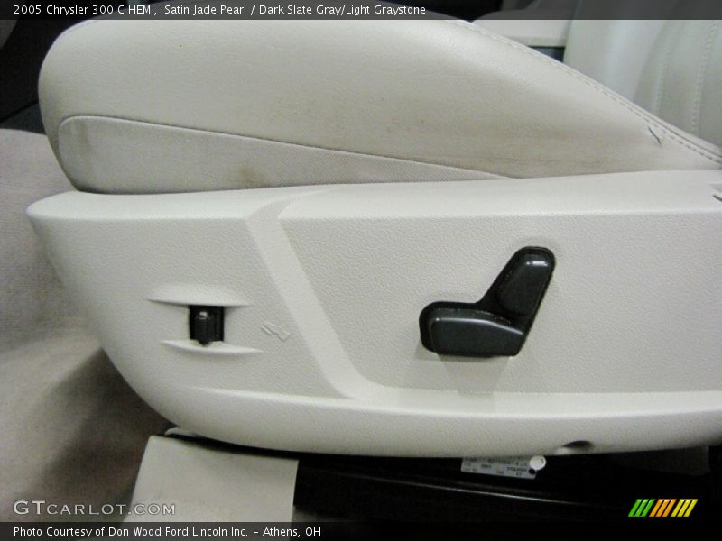 Satin Jade Pearl / Dark Slate Gray/Light Graystone 2005 Chrysler 300 C HEMI