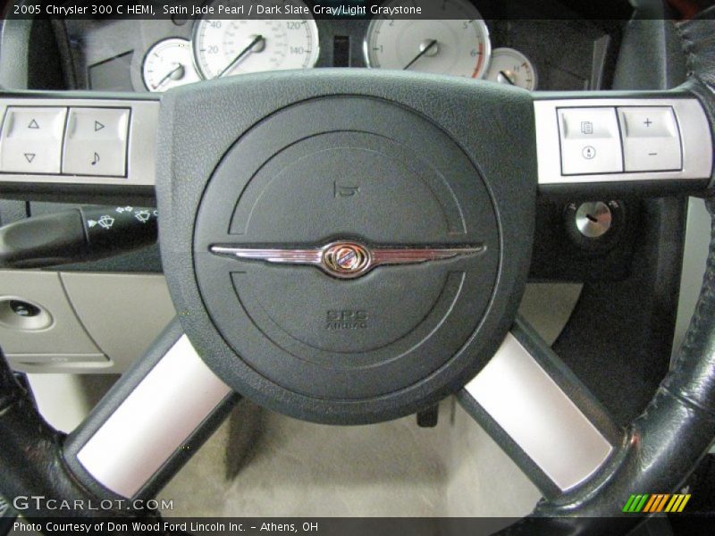 Satin Jade Pearl / Dark Slate Gray/Light Graystone 2005 Chrysler 300 C HEMI