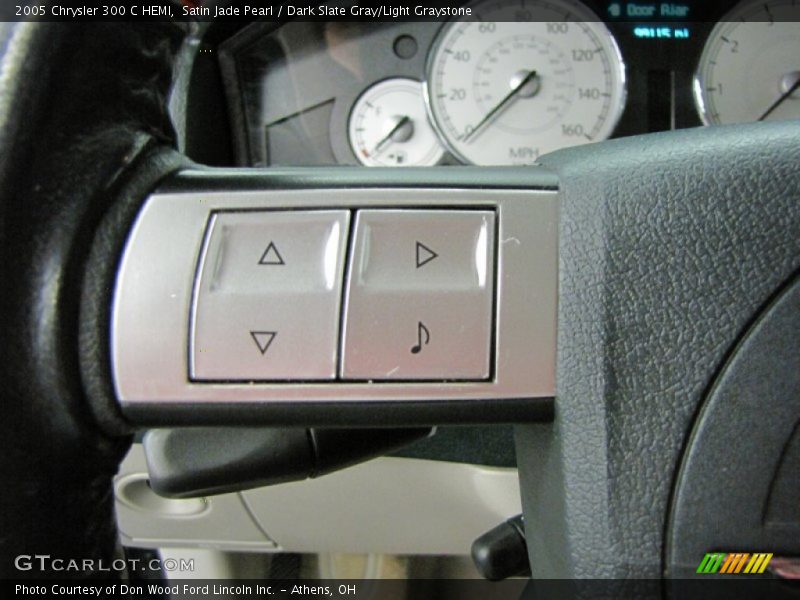 Satin Jade Pearl / Dark Slate Gray/Light Graystone 2005 Chrysler 300 C HEMI