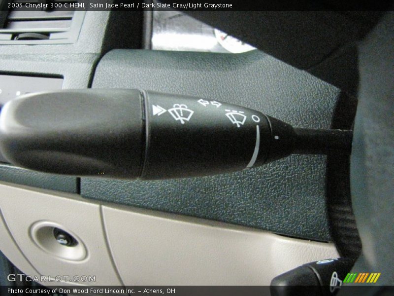 Satin Jade Pearl / Dark Slate Gray/Light Graystone 2005 Chrysler 300 C HEMI
