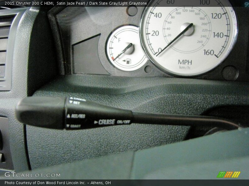 Satin Jade Pearl / Dark Slate Gray/Light Graystone 2005 Chrysler 300 C HEMI