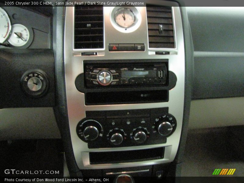 Satin Jade Pearl / Dark Slate Gray/Light Graystone 2005 Chrysler 300 C HEMI