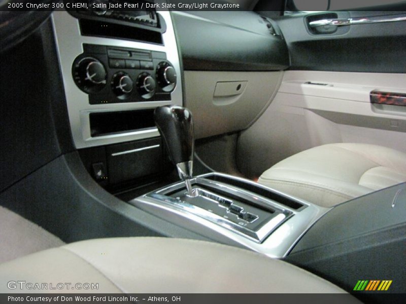 Satin Jade Pearl / Dark Slate Gray/Light Graystone 2005 Chrysler 300 C HEMI