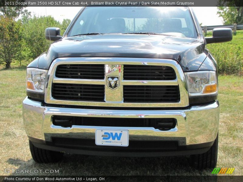 Brilliant Black Crystal Pearl / Dark Slate/Medium Graystone 2011 Dodge Ram 2500 HD SLT Crew Cab 4x4