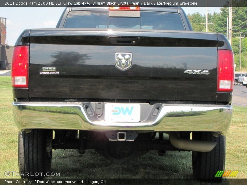Brilliant Black Crystal Pearl / Dark Slate/Medium Graystone 2011 Dodge Ram 2500 HD SLT Crew Cab 4x4