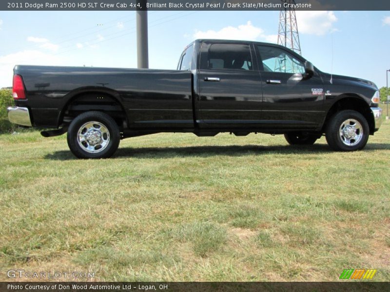 Brilliant Black Crystal Pearl / Dark Slate/Medium Graystone 2011 Dodge Ram 2500 HD SLT Crew Cab 4x4