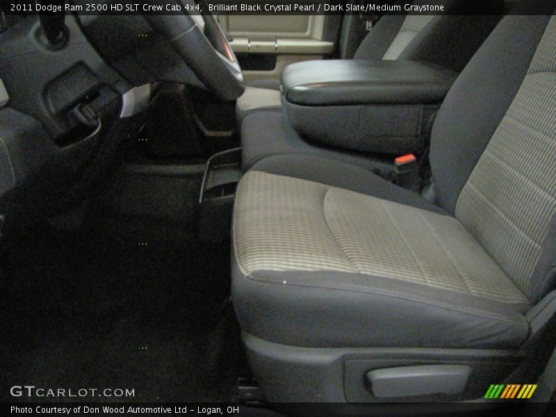 Brilliant Black Crystal Pearl / Dark Slate/Medium Graystone 2011 Dodge Ram 2500 HD SLT Crew Cab 4x4