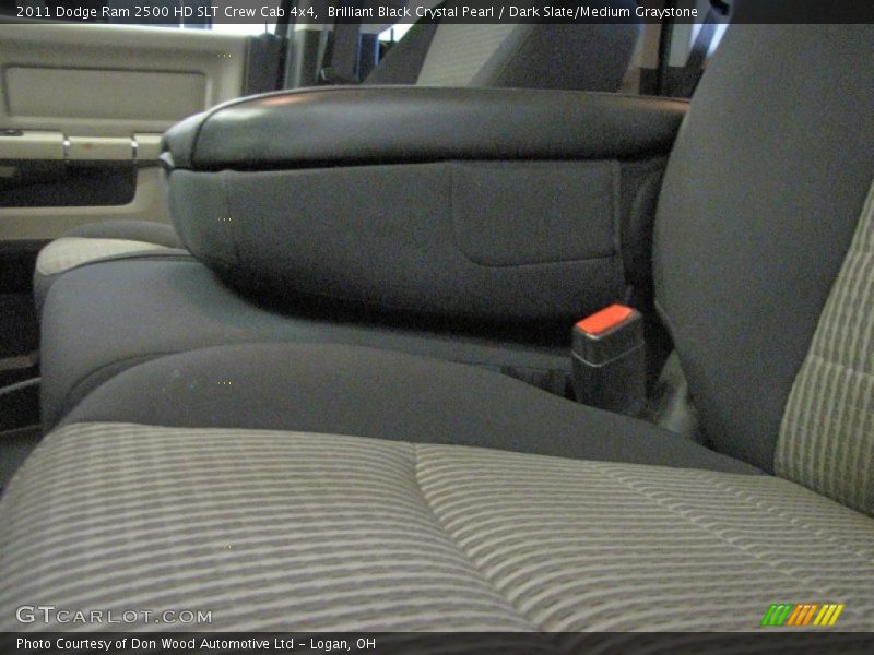 Brilliant Black Crystal Pearl / Dark Slate/Medium Graystone 2011 Dodge Ram 2500 HD SLT Crew Cab 4x4