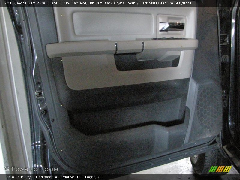 Brilliant Black Crystal Pearl / Dark Slate/Medium Graystone 2011 Dodge Ram 2500 HD SLT Crew Cab 4x4