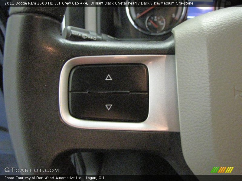 Brilliant Black Crystal Pearl / Dark Slate/Medium Graystone 2011 Dodge Ram 2500 HD SLT Crew Cab 4x4