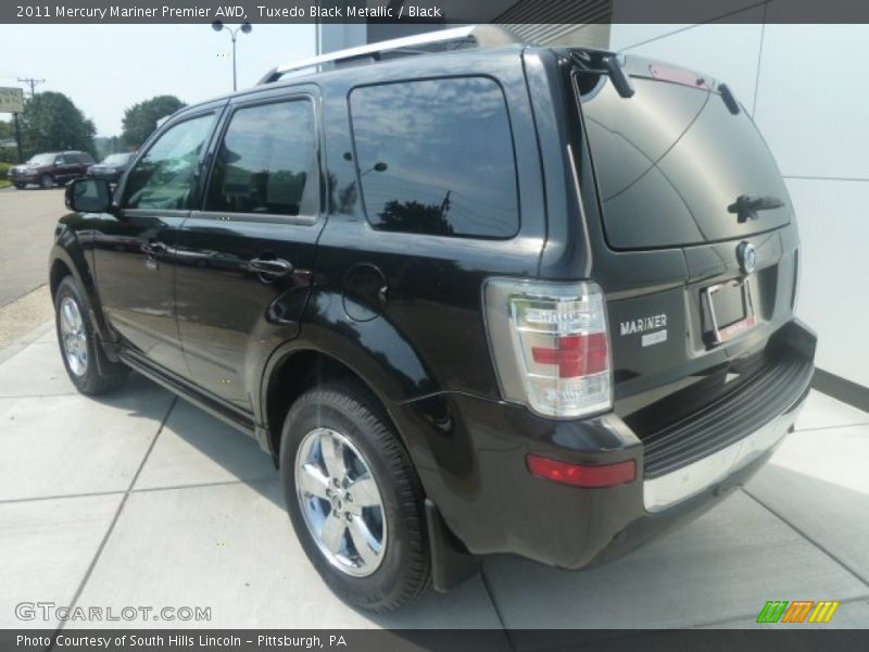 Tuxedo Black Metallic / Black 2011 Mercury Mariner Premier AWD