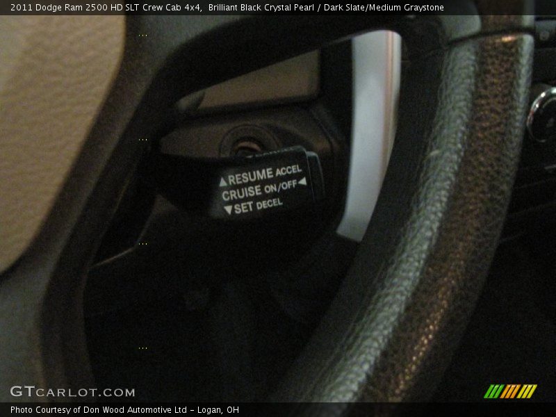 Brilliant Black Crystal Pearl / Dark Slate/Medium Graystone 2011 Dodge Ram 2500 HD SLT Crew Cab 4x4