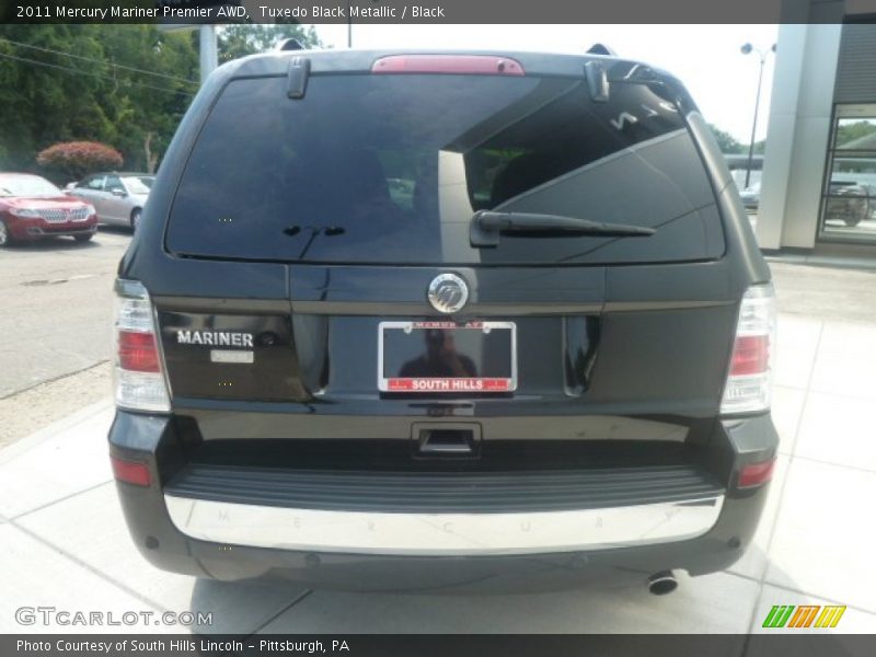 Tuxedo Black Metallic / Black 2011 Mercury Mariner Premier AWD