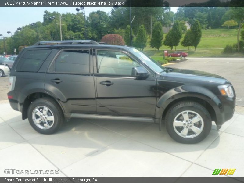 Tuxedo Black Metallic / Black 2011 Mercury Mariner Premier AWD