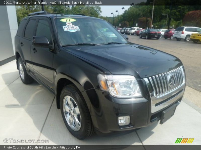 Tuxedo Black Metallic / Black 2011 Mercury Mariner Premier AWD