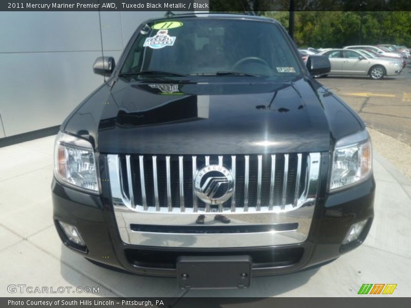 Tuxedo Black Metallic / Black 2011 Mercury Mariner Premier AWD