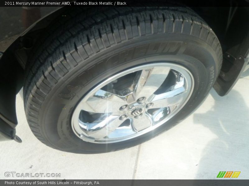 Tuxedo Black Metallic / Black 2011 Mercury Mariner Premier AWD