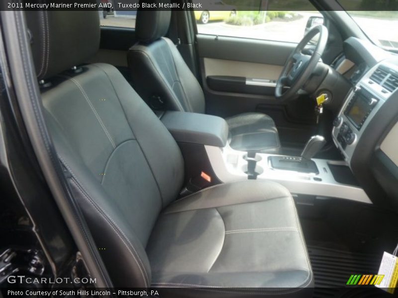 Tuxedo Black Metallic / Black 2011 Mercury Mariner Premier AWD