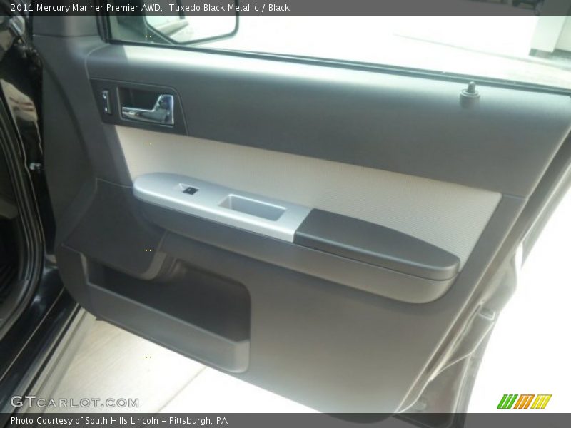 Tuxedo Black Metallic / Black 2011 Mercury Mariner Premier AWD