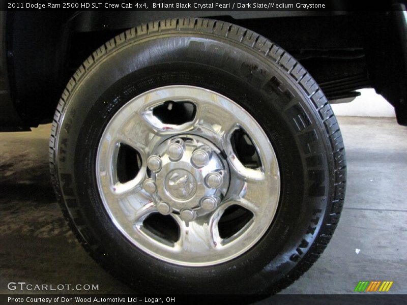Brilliant Black Crystal Pearl / Dark Slate/Medium Graystone 2011 Dodge Ram 2500 HD SLT Crew Cab 4x4