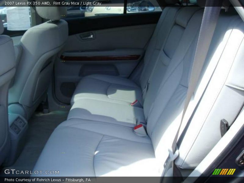 Flint Gray Mica / Light Gray 2007 Lexus RX 350 AWD
