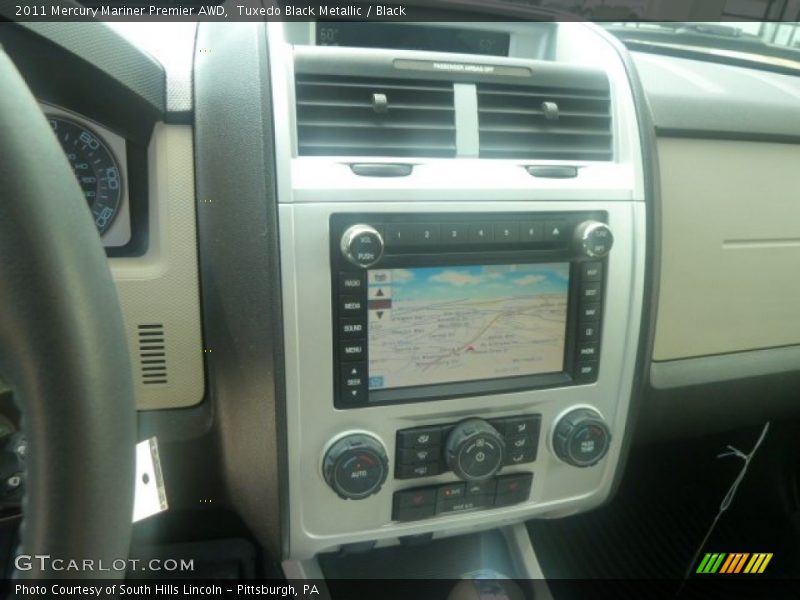 Tuxedo Black Metallic / Black 2011 Mercury Mariner Premier AWD