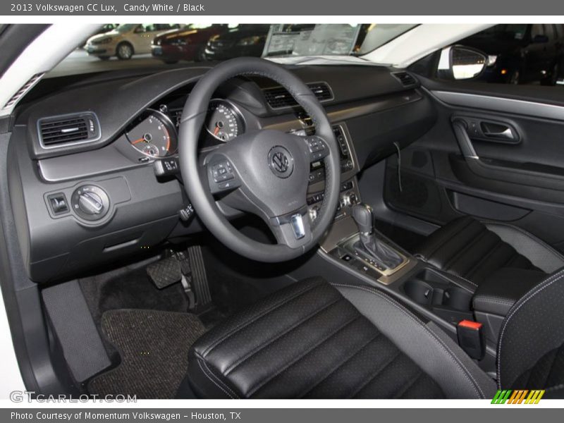 Candy White / Black 2013 Volkswagen CC Lux