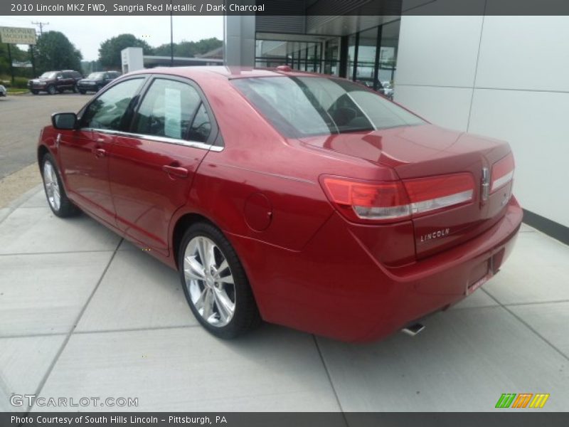 Sangria Red Metallic / Dark Charcoal 2010 Lincoln MKZ FWD