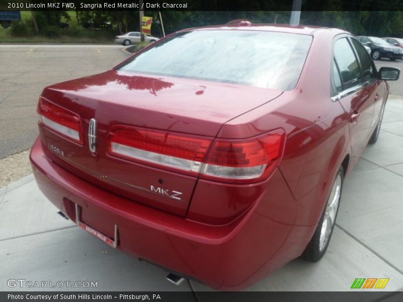 Sangria Red Metallic / Dark Charcoal 2010 Lincoln MKZ FWD