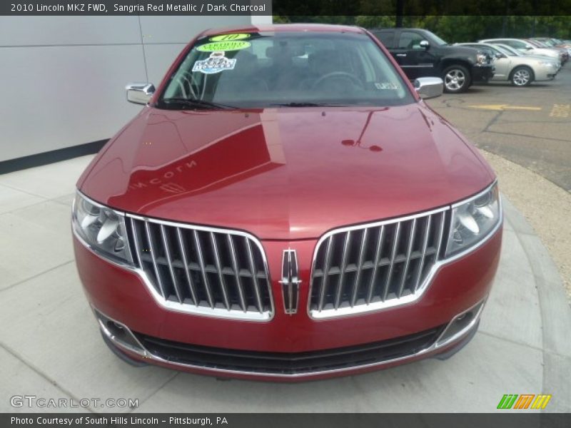 Sangria Red Metallic / Dark Charcoal 2010 Lincoln MKZ FWD