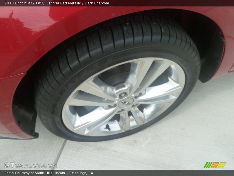 Sangria Red Metallic / Dark Charcoal 2010 Lincoln MKZ FWD