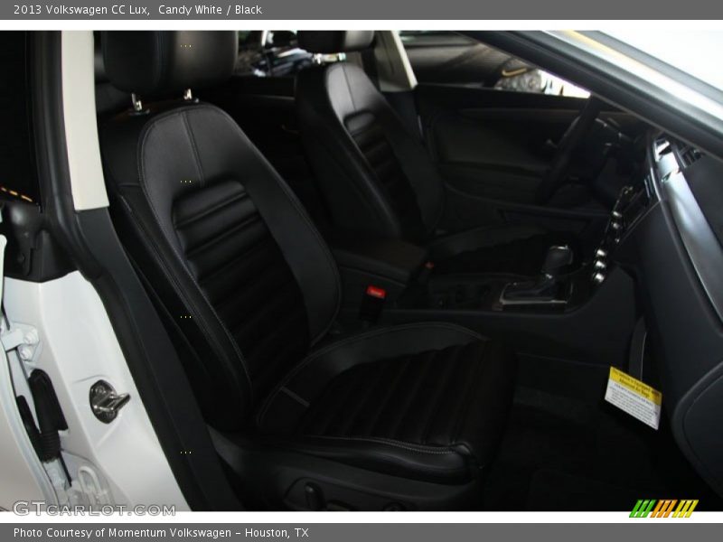 Candy White / Black 2013 Volkswagen CC Lux