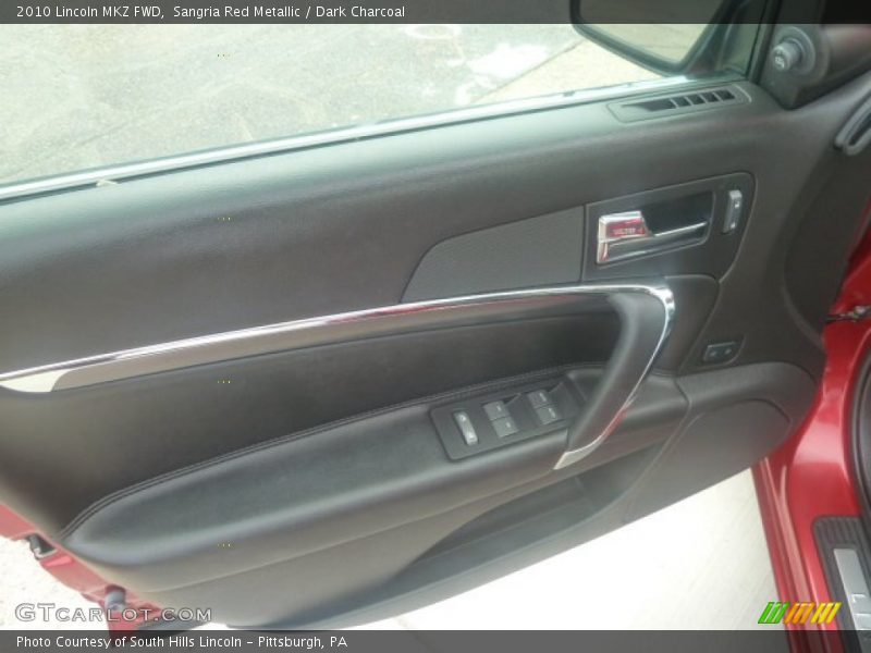 Sangria Red Metallic / Dark Charcoal 2010 Lincoln MKZ FWD