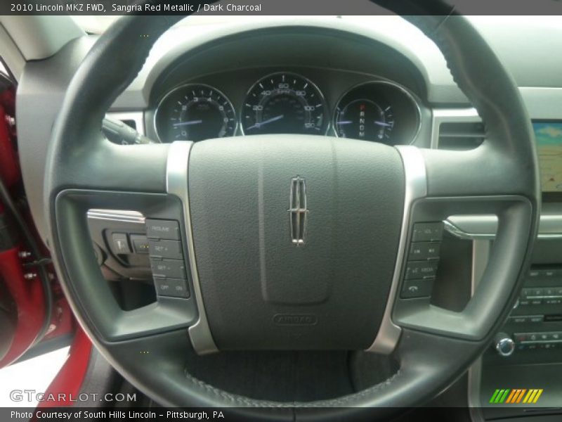 Sangria Red Metallic / Dark Charcoal 2010 Lincoln MKZ FWD
