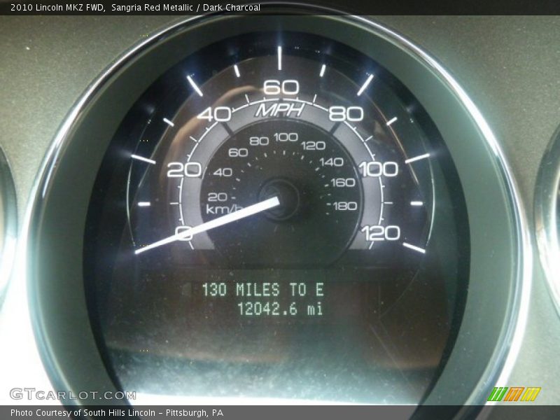 Sangria Red Metallic / Dark Charcoal 2010 Lincoln MKZ FWD