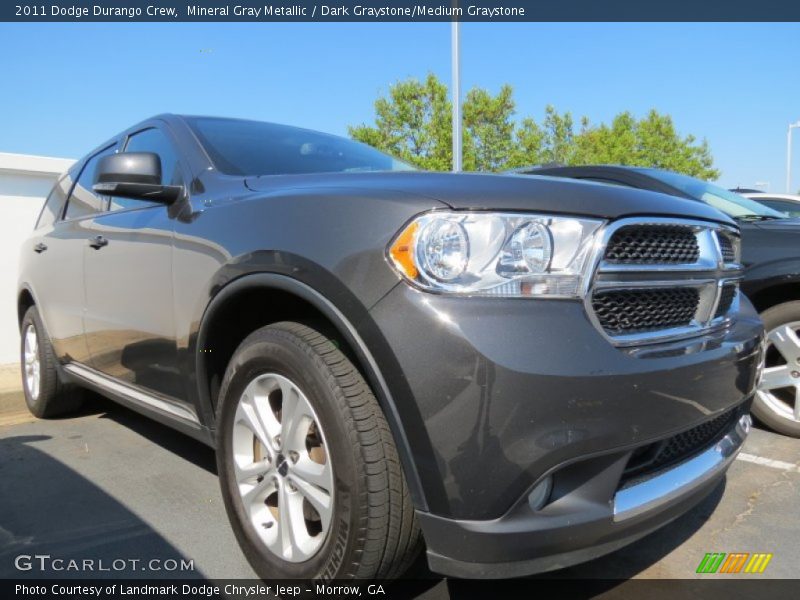 Mineral Gray Metallic / Dark Graystone/Medium Graystone 2011 Dodge Durango Crew