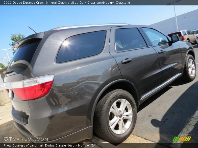Mineral Gray Metallic / Dark Graystone/Medium Graystone 2011 Dodge Durango Crew