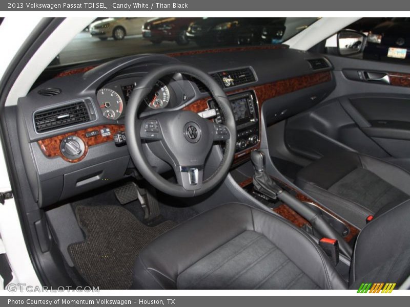 Candy White / Titan Black 2013 Volkswagen Passat TDI SEL