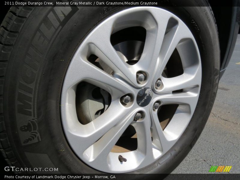 Mineral Gray Metallic / Dark Graystone/Medium Graystone 2011 Dodge Durango Crew