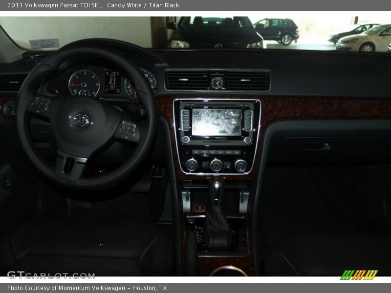 Candy White / Titan Black 2013 Volkswagen Passat TDI SEL