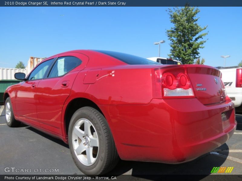 Inferno Red Crystal Pearl / Dark Slate Gray 2010 Dodge Charger SE