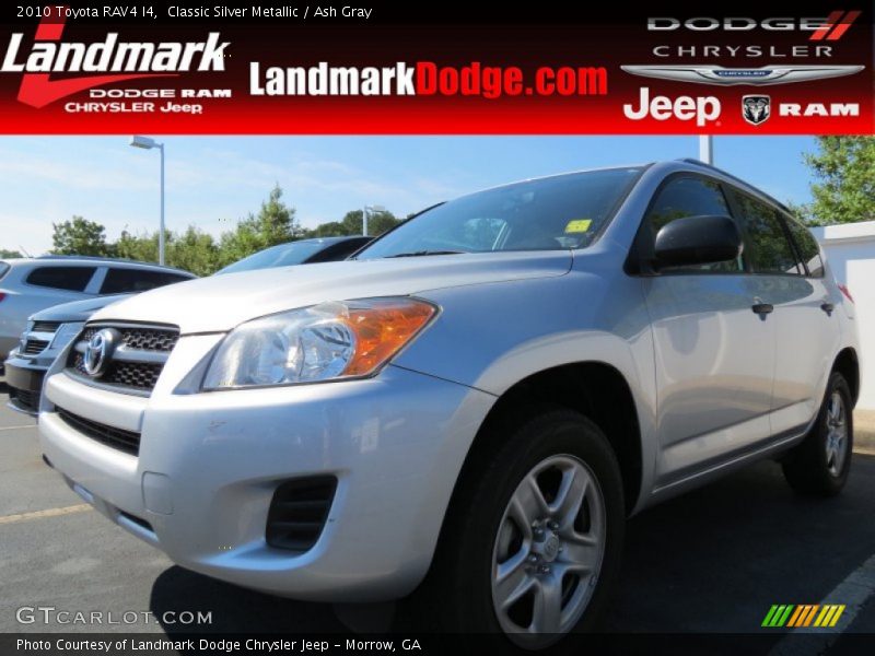 Classic Silver Metallic / Ash Gray 2010 Toyota RAV4 I4
