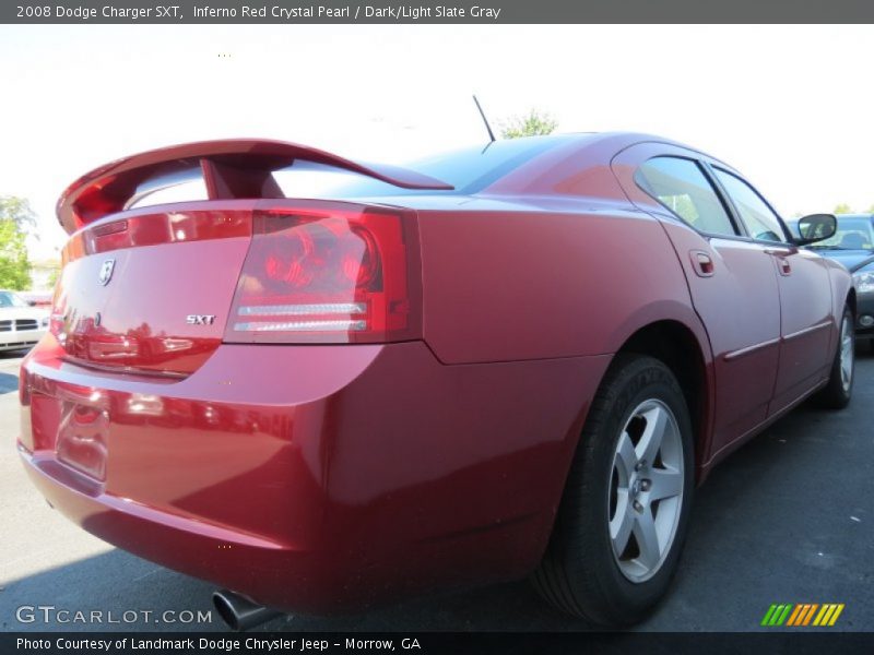 Inferno Red Crystal Pearl / Dark/Light Slate Gray 2008 Dodge Charger SXT