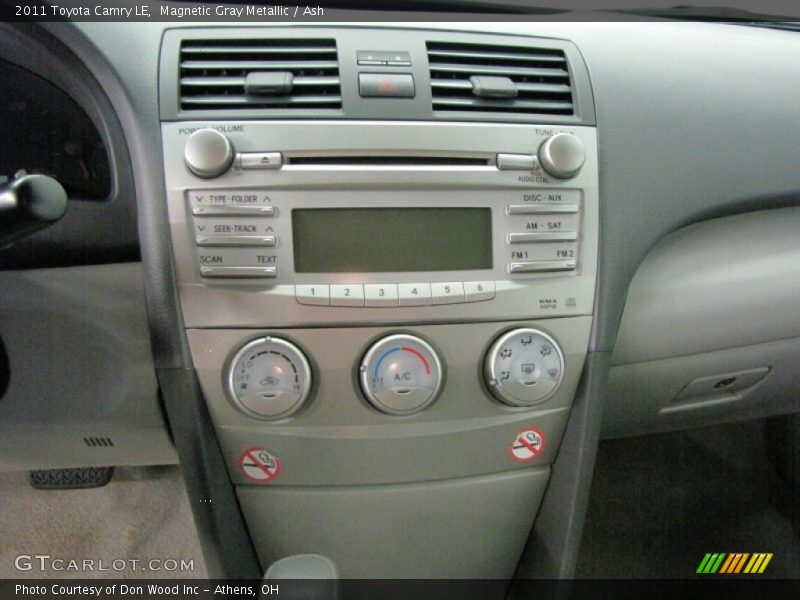 Magnetic Gray Metallic / Ash 2011 Toyota Camry LE