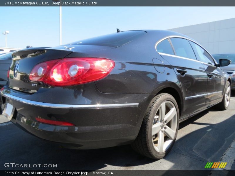 Deep Black Metallic / Black 2011 Volkswagen CC Lux