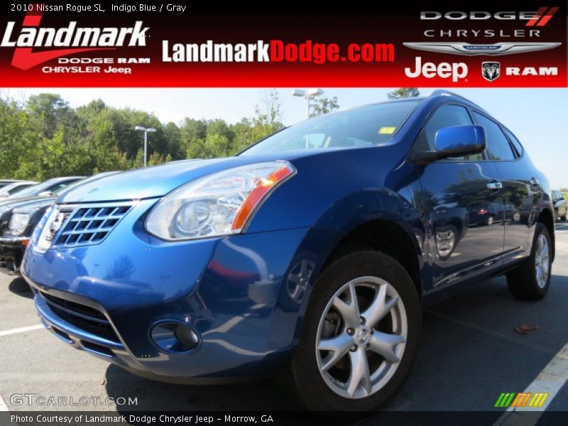 Indigo Blue / Gray 2010 Nissan Rogue SL