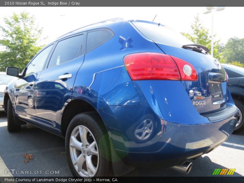Indigo Blue / Gray 2010 Nissan Rogue SL