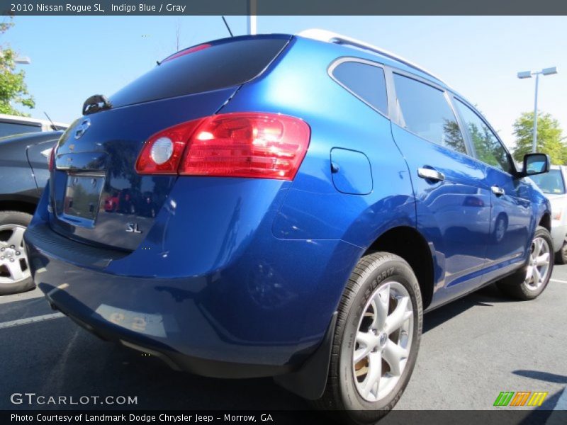 Indigo Blue / Gray 2010 Nissan Rogue SL
