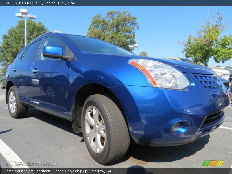 Indigo Blue / Gray 2010 Nissan Rogue SL