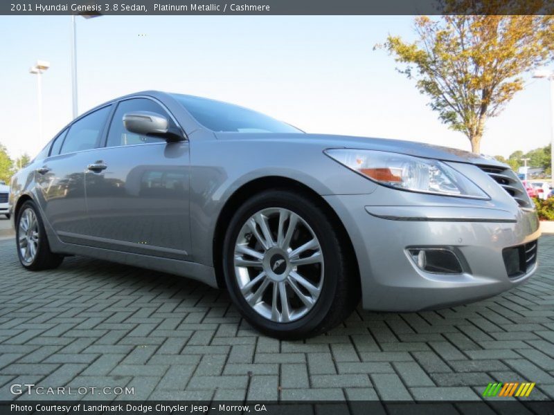 Platinum Metallic / Cashmere 2011 Hyundai Genesis 3.8 Sedan